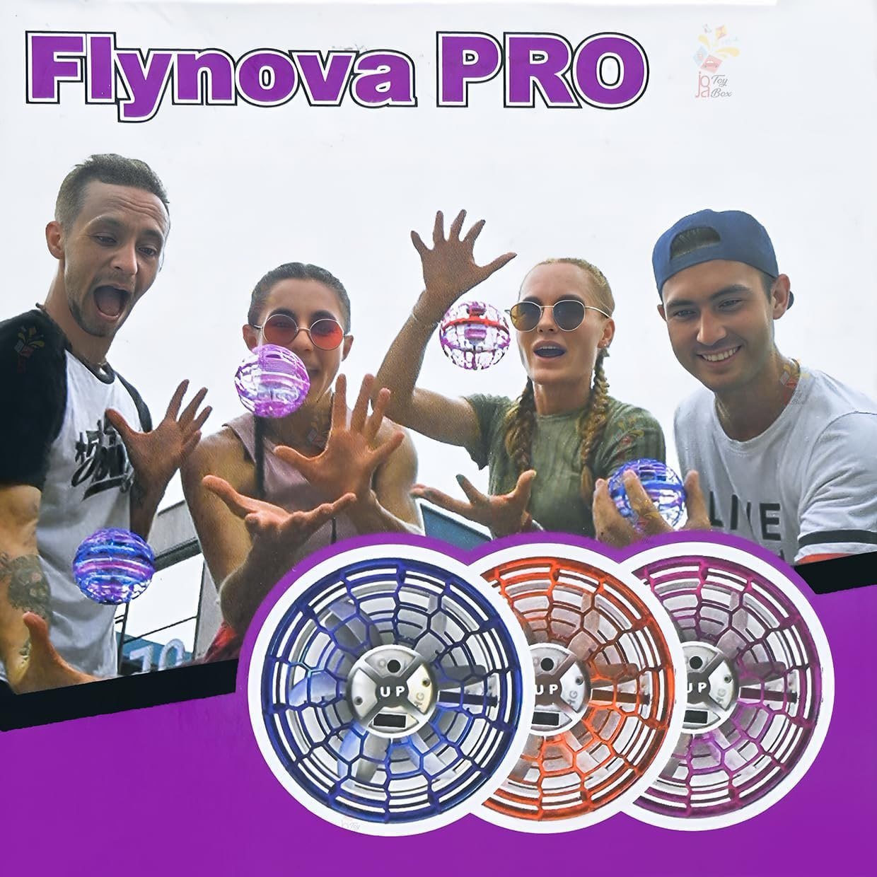 Kids Flying Ball Toy RGB Lights