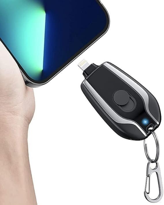 IPhone Type Keychain Emergency Charger